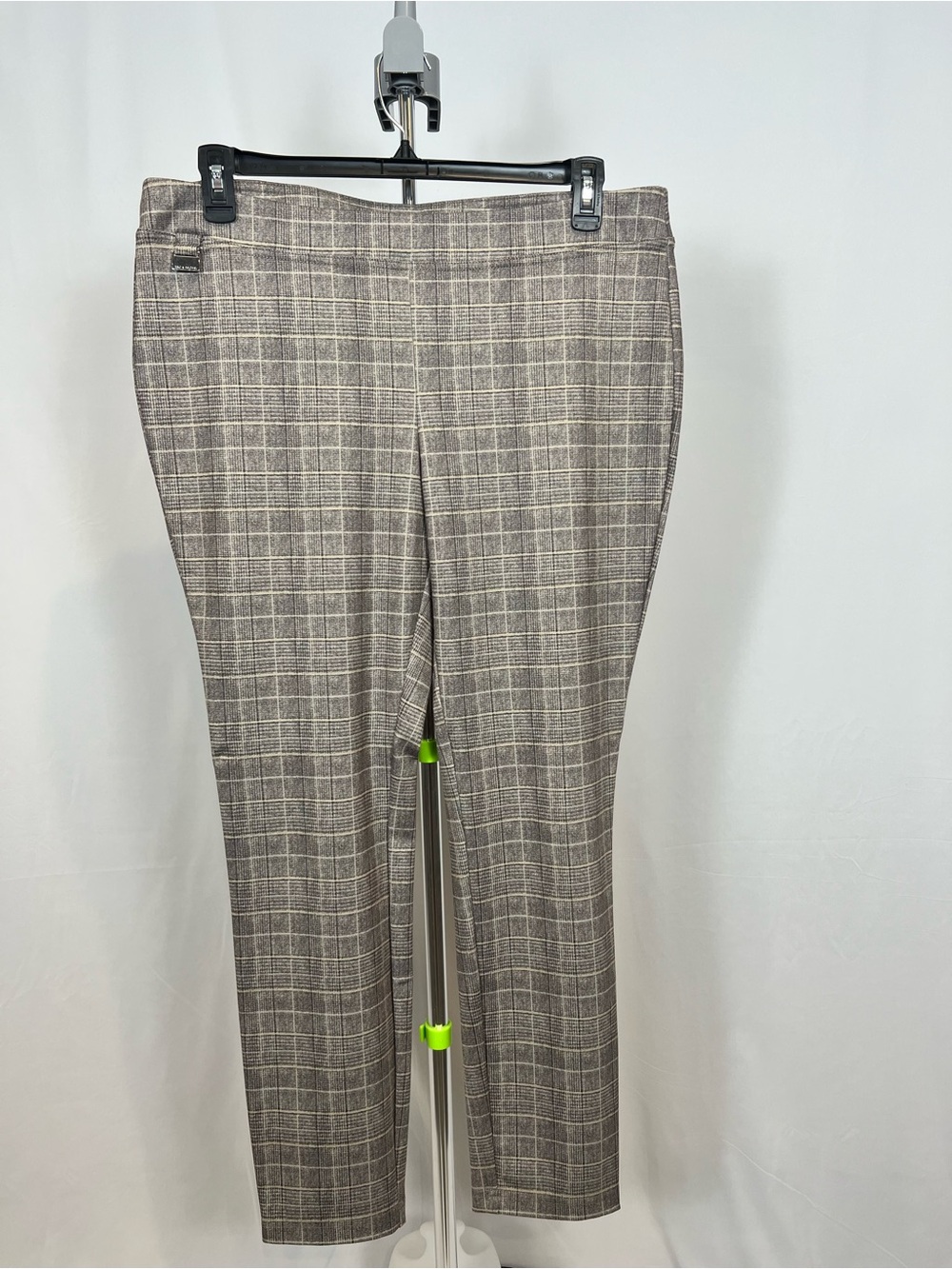 Zac & Rachel Brown Plaid Dress Pants